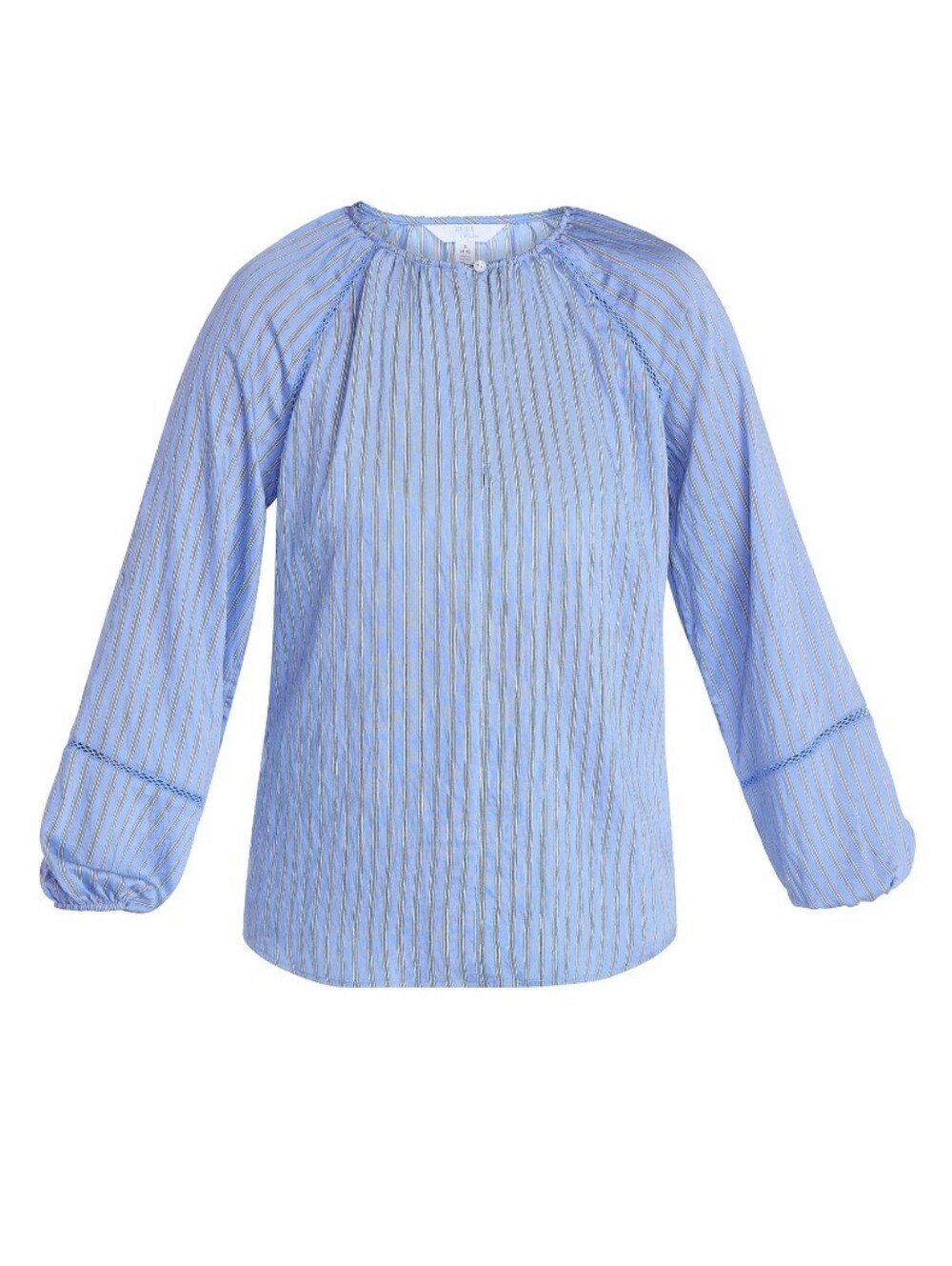 Time and Tru Women's Peasant Blouse with Long Sleeves,